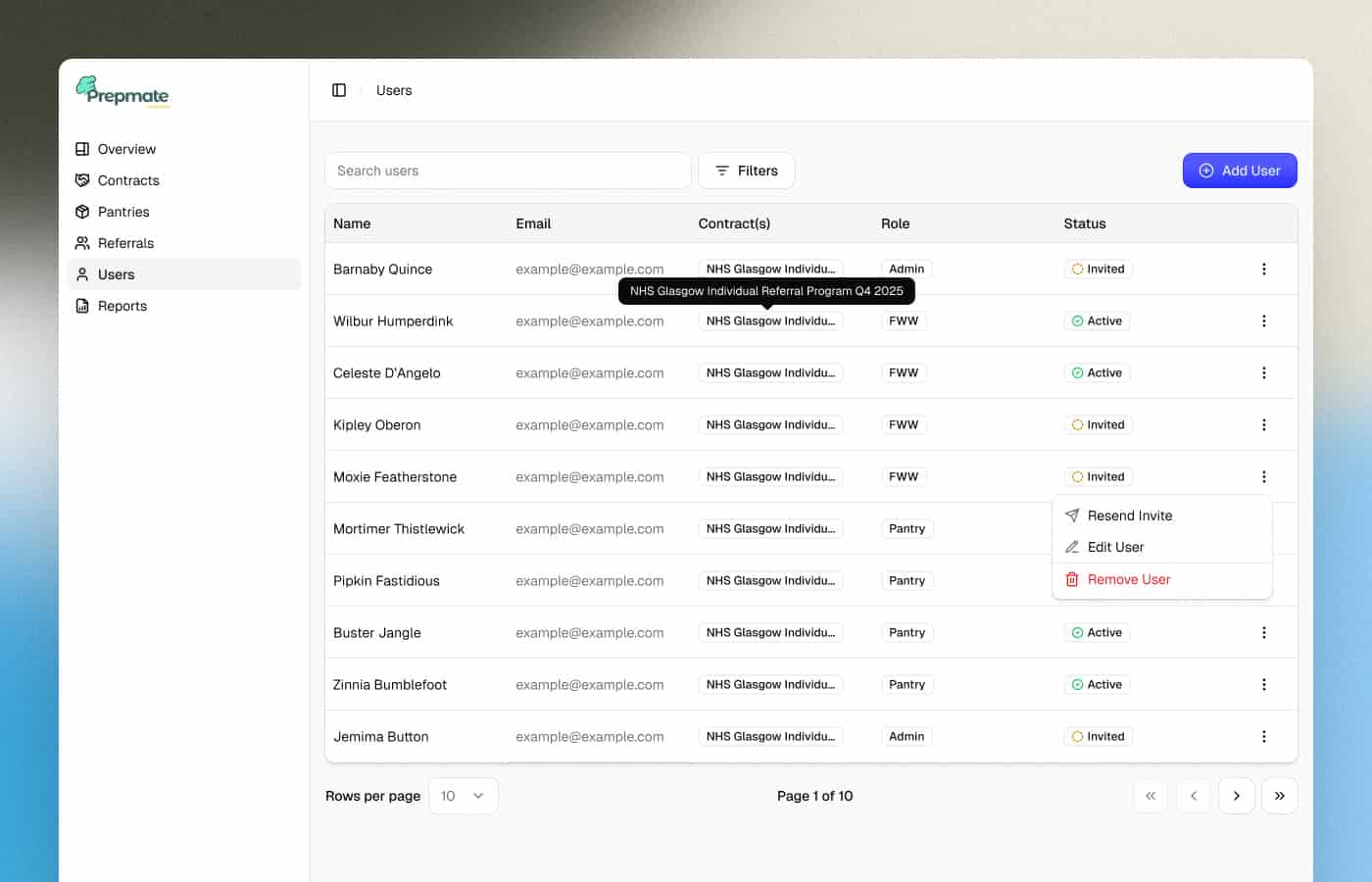 SMS-based user touchpoints