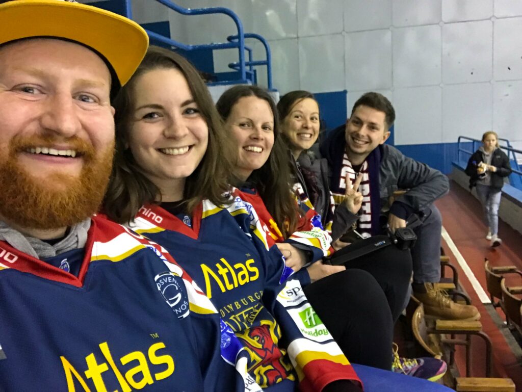 Supporting the Edinburgh Capitals